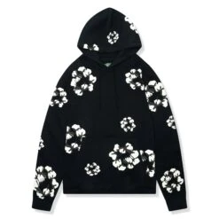 Denim Tears X CPFM Cactus Tears Wreath Black Hoodie