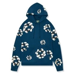 Denim Tears X CPFM Cactus Tears Wreath Navy Hoodie