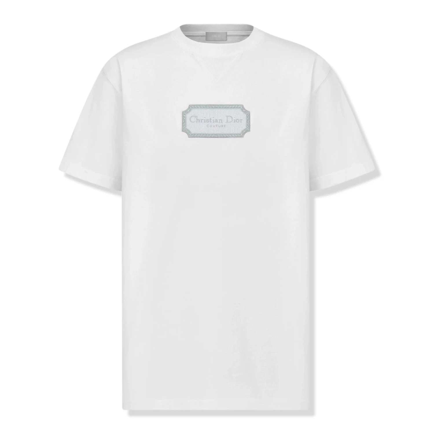 Dior Couture Relaxed Fit Cotton White T Shirt 1 Dior Couture Relaxed Fit Cotton White T Shirt