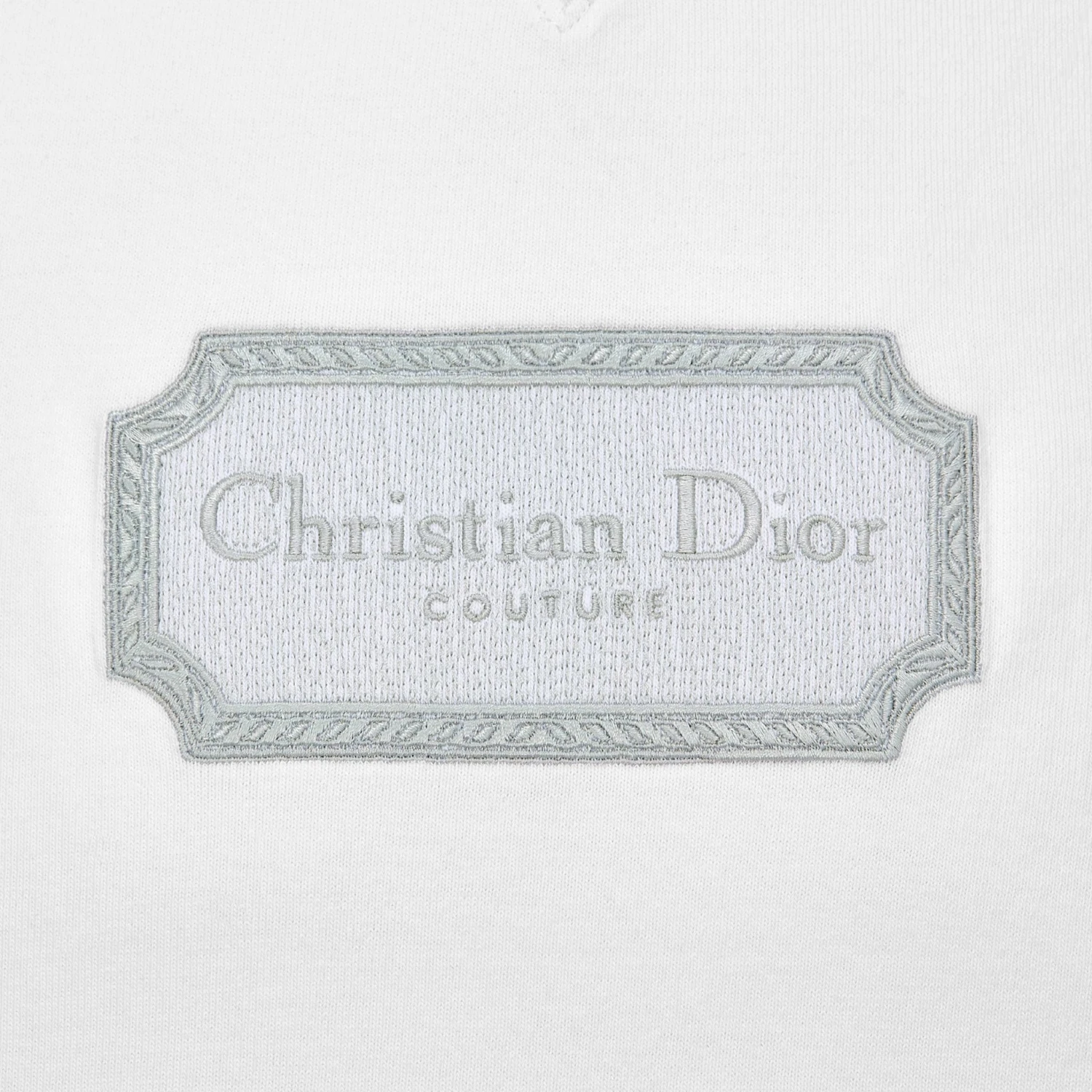Dior Couture Relaxed Fit Cotton White T Shirt 8 Dior Couture Relaxed Fit Cotton White T Shirt - Image 8