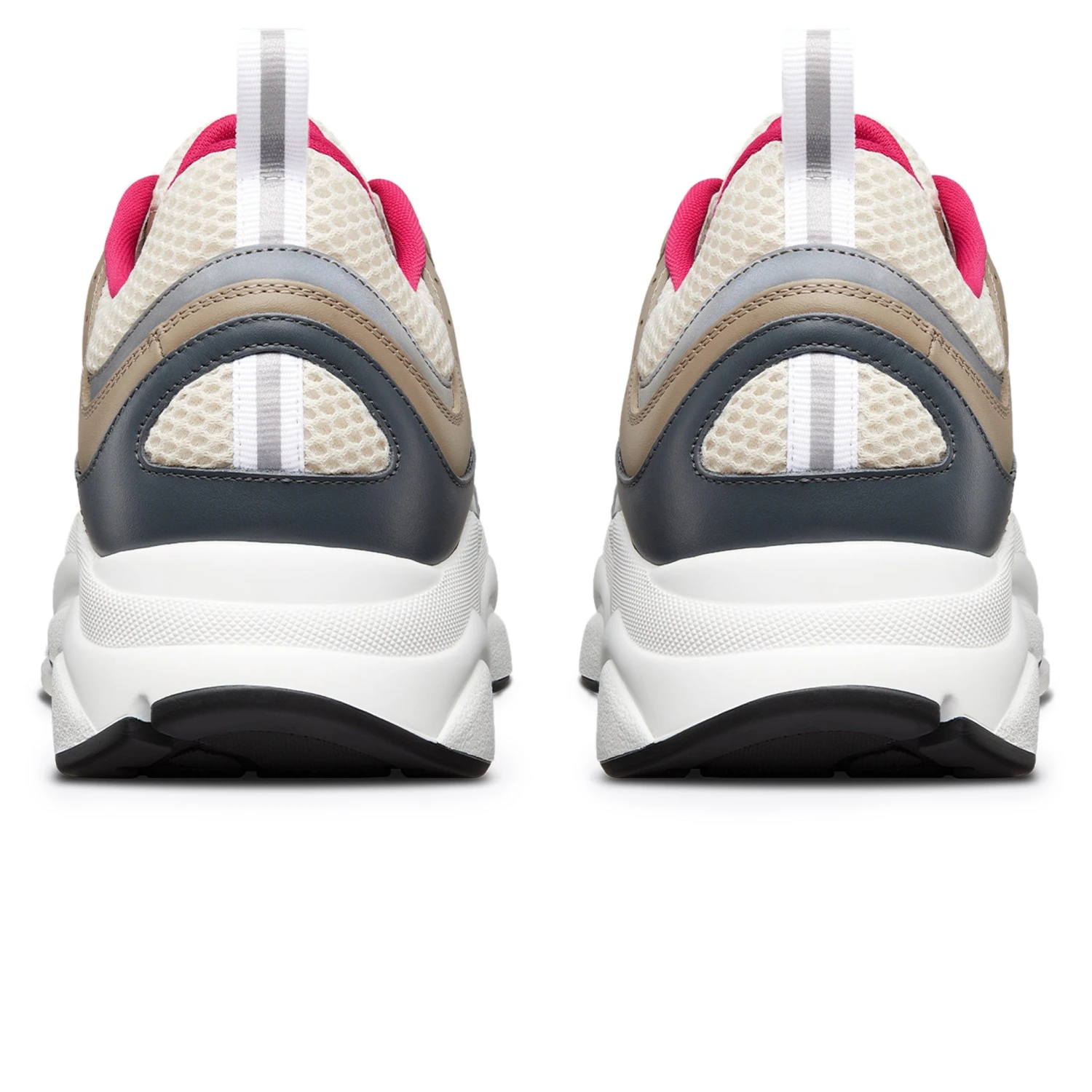 Dior B22 Beige Deep Grey Brown Calfskin Trainer 4 Dior B22 Beige Deep Grey Brown Calfskin Trainer - Image 4
