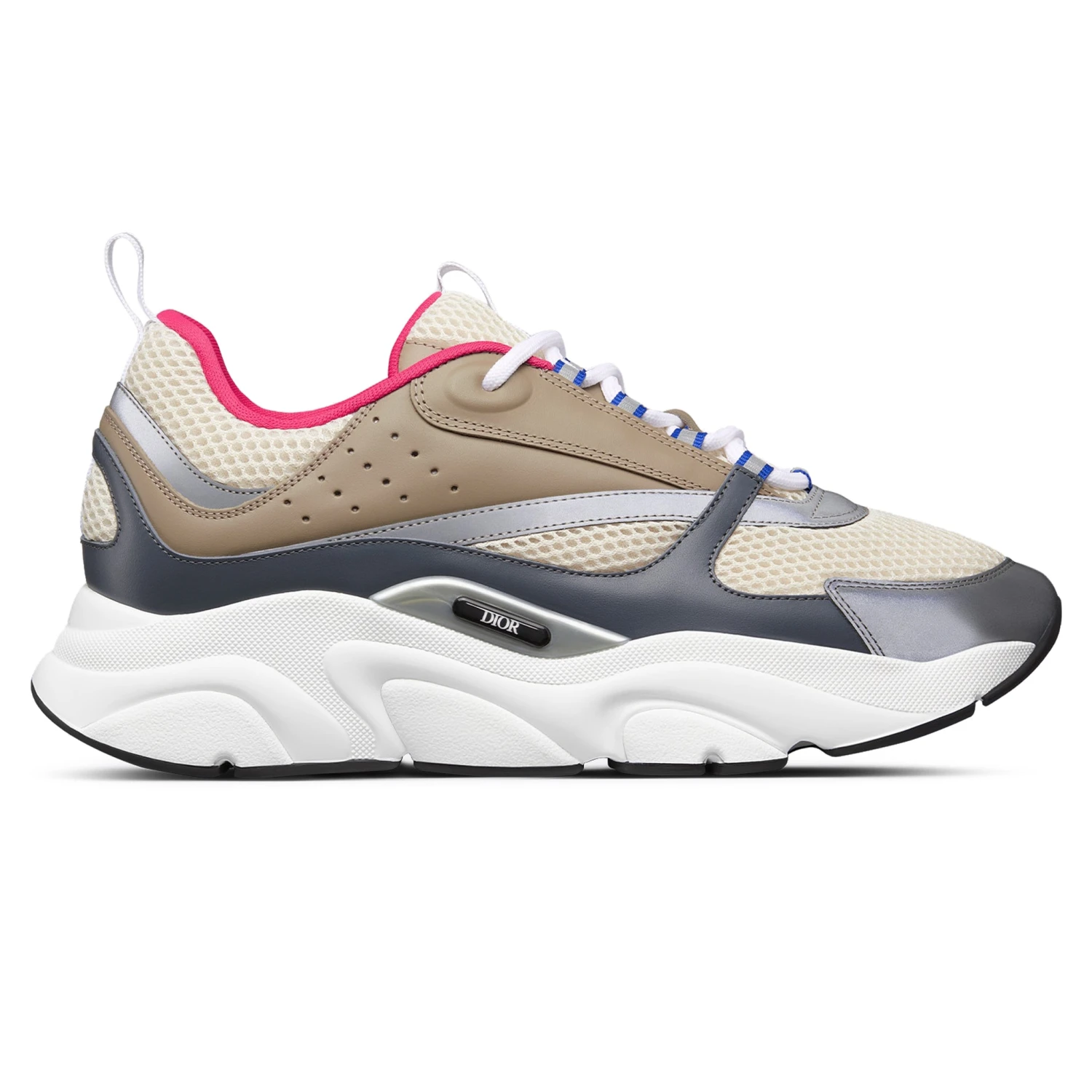 Dior B22 Beige Deep Grey Brown Calfskin Trainer 1 Dior B22 Beige Deep Grey Brown Calfskin Trainer