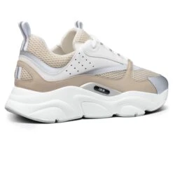 Dior B22 Beige White Calfskin Trainer 7 Dior B22 Beige White Calfskin Trainer -Creps Lockers dior b22 beige white calfskin trainer 3sn231yxx h160 back side