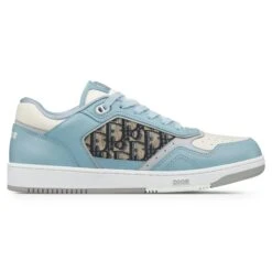 Dior B27 Oblique Light Blue White Low Top Sneaker