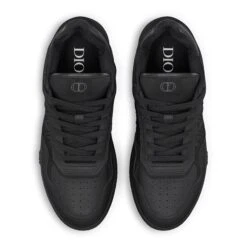 Dior B27 Uptown Black Grained Calfskin Sneaker -Creps Lockers dior b27 uptown black grained calfskin sneaker 3sn272zay h900 upper
