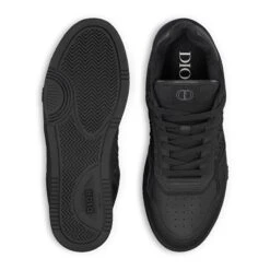 Dior B27 Uptown Black Grained Calfskin Sneaker -Creps Lockers dior b27 uptown black grained calfskin sneaker 3sn272zay h900 upper sole