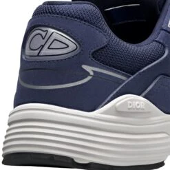 Dior B30 Countdown Mesh Navy Blue Suede Trainer 10 Dior B30 Countdown Mesh Navy Blue Suede Trainer -Creps Lockers dior b30 countdown mesh navy blue suede trainer 3sn279zei h520 back detail