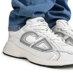 Dior B30 Countdown Mesh White Trainer 11 Dior B30 Countdown Mesh White Trainer -Creps Lockers dior b30 countdown mesh white trainer 3sn279znd h000 model side detail