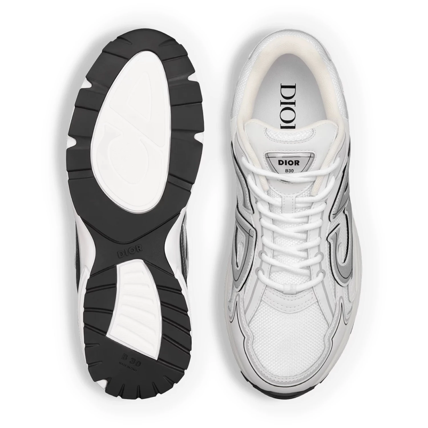 Dior B30 Countdown Mesh White Trainer 4 Dior B30 Countdown Mesh White Trainer - Image 4