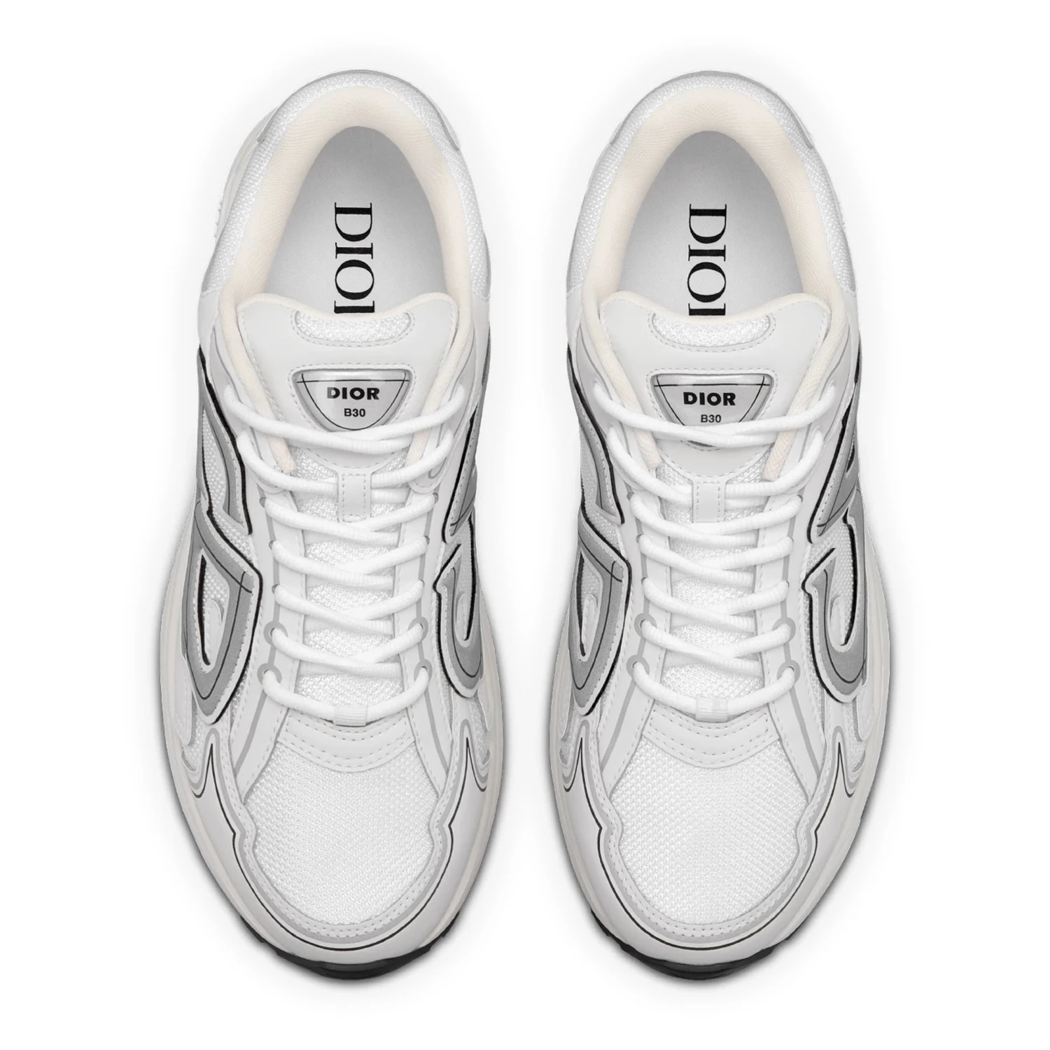 Dior B30 Countdown Mesh White Trainer 3 Dior B30 Countdown Mesh White Trainer - Image 3