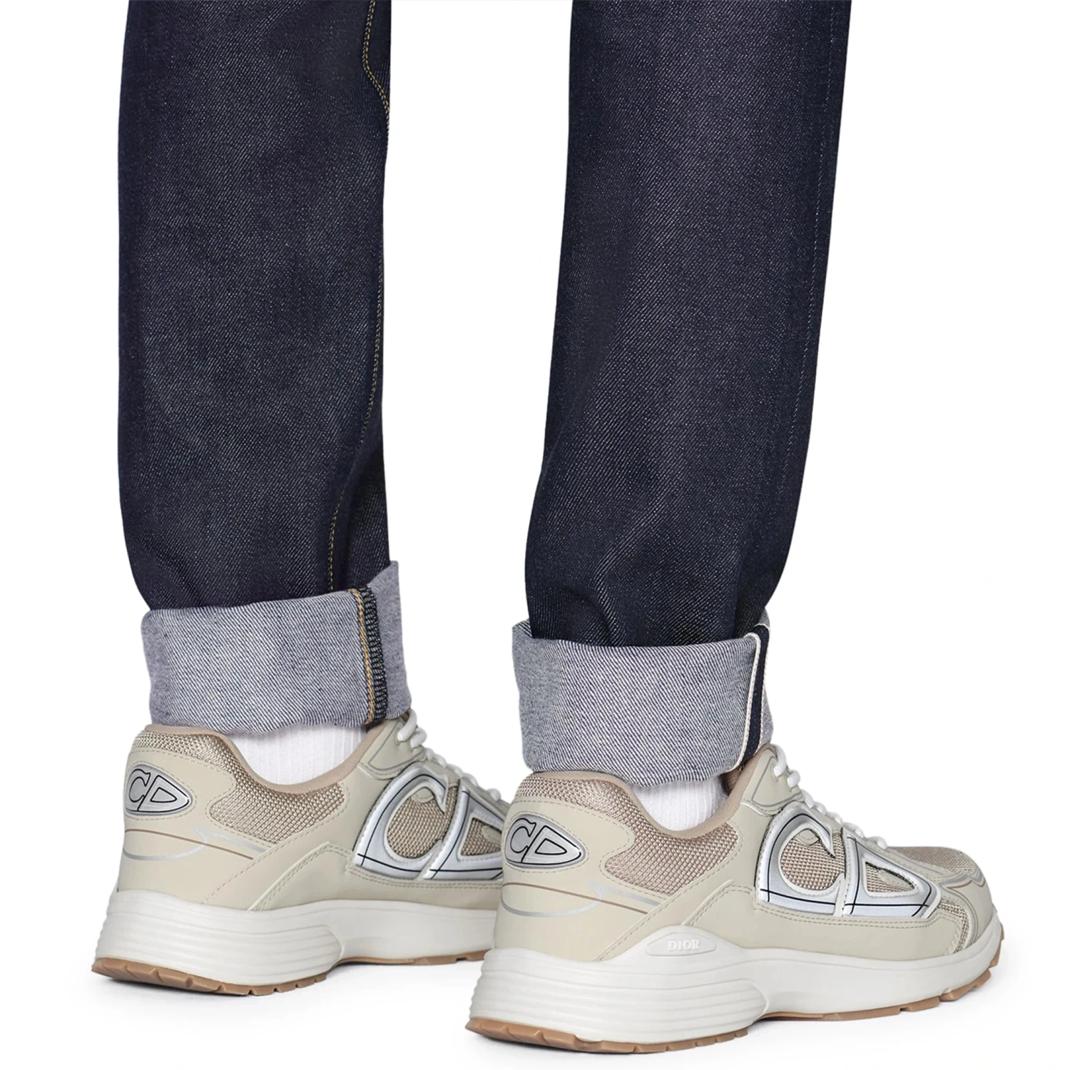 Dior B30 Mesh Cream Trainer 8 Dior B30 Mesh Cream Trainer - Image 8