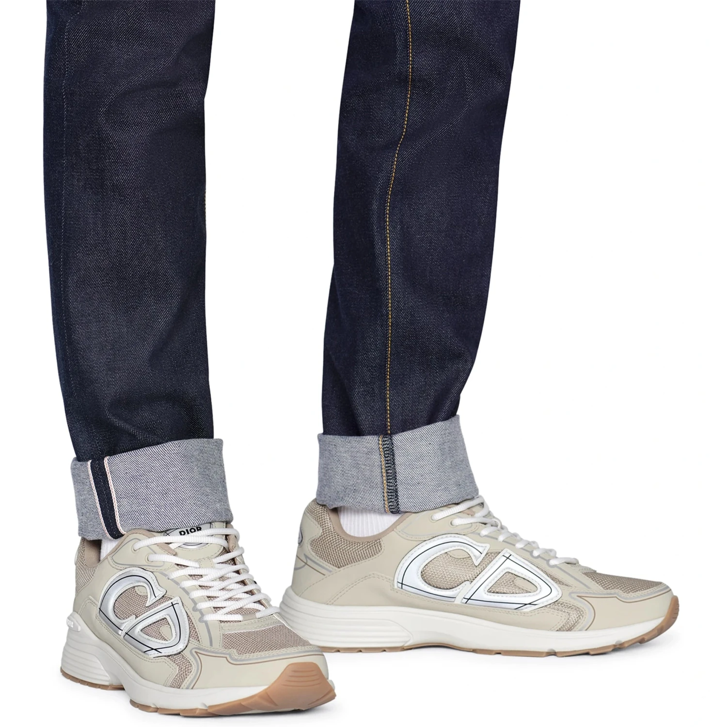 Dior B30 Mesh Cream Trainer 9 Dior B30 Mesh Cream Trainer - Image 9