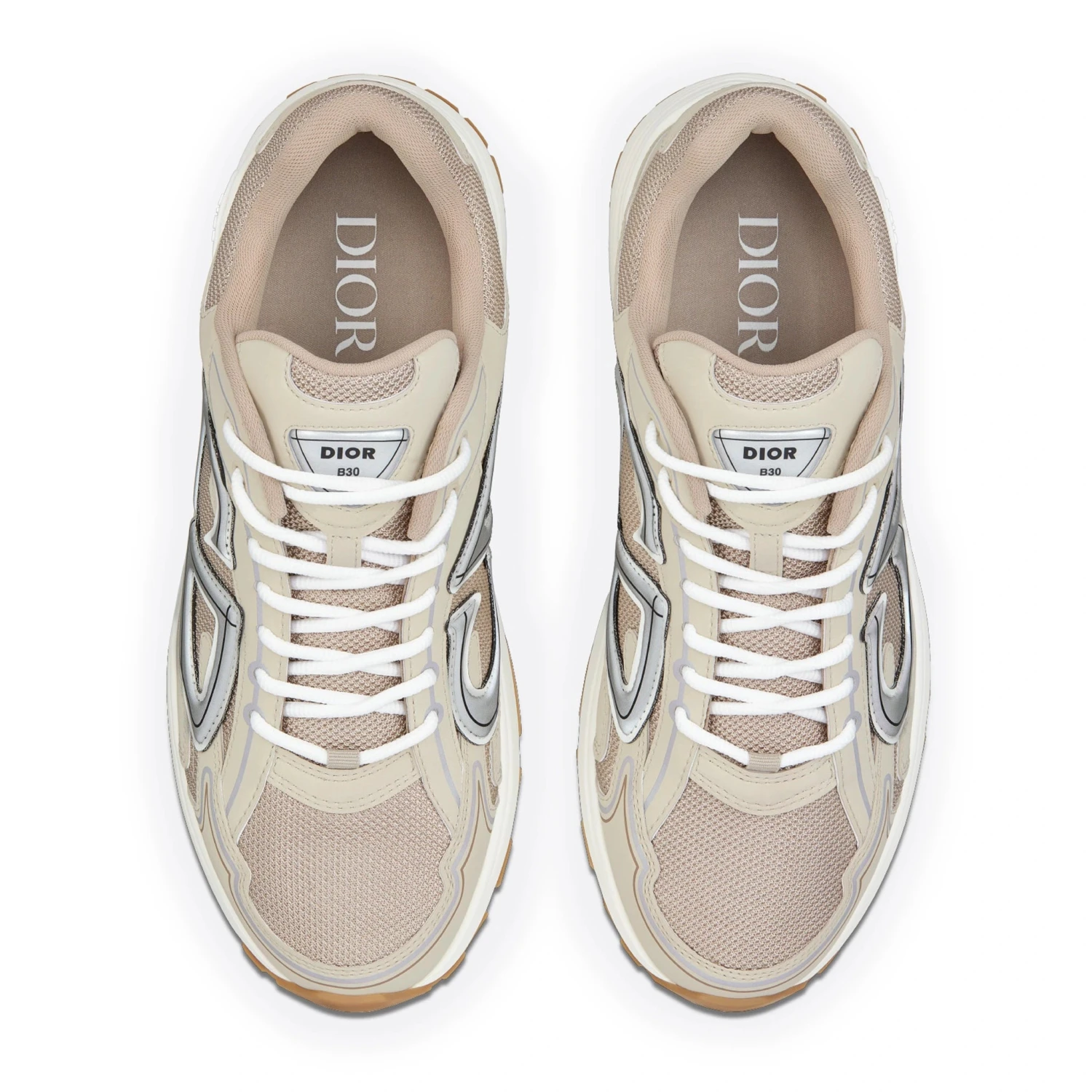 Dior B30 Mesh Cream Trainer 3 Dior B30 Mesh Cream Trainer - Image 3
