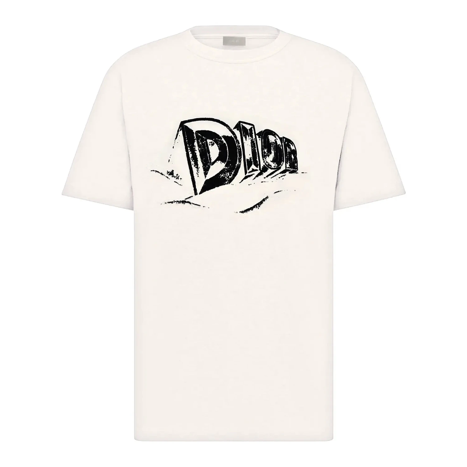 Dior Graffiti White T Shirt 1 Dior Graffiti White T Shirt