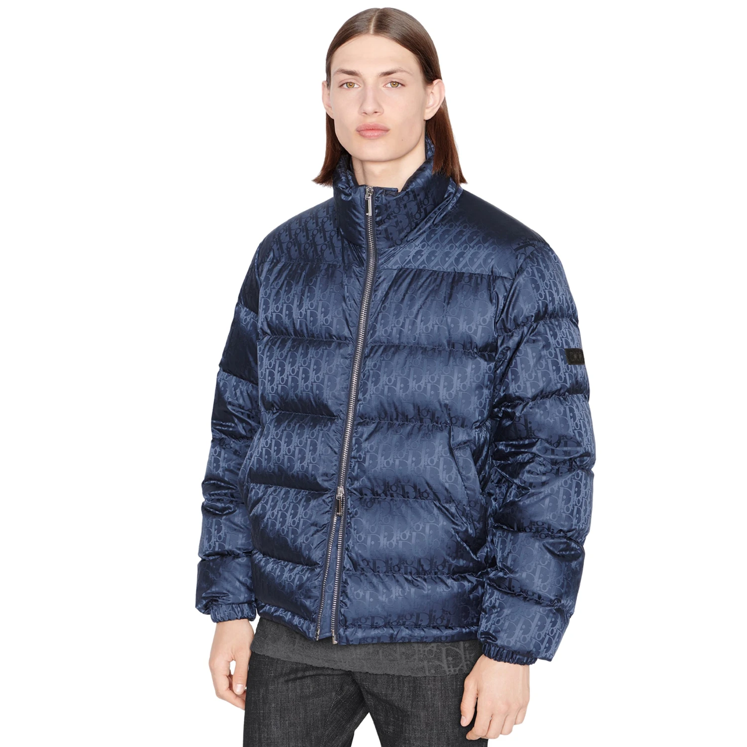 Dior Oblique Blouson Navy Jacket 3 Dior Oblique Blouson Navy Jacket - Image 3