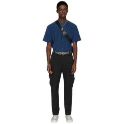 Dior Oblique Towelling Blue T Shirt -Creps Lockers dior oblique towelling blue t shirt model
