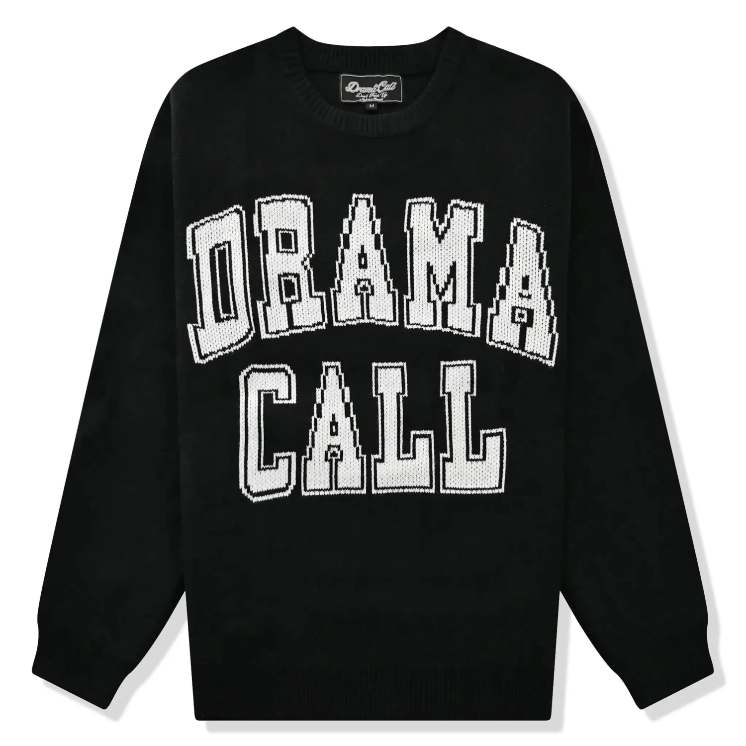 Drama Call Black White Knit Sweatshirt 1 Drama Call Black White Knit Sweatshirt