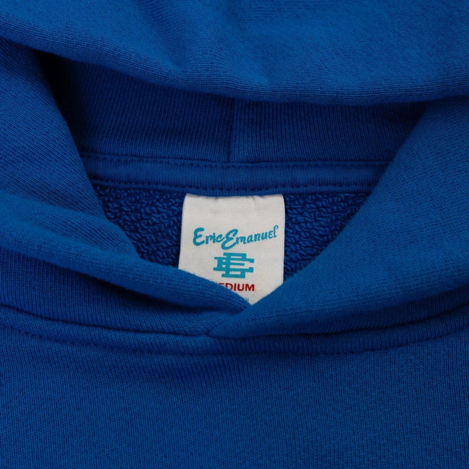 Eric Emanuel EE Basic Blue Hoodie 4 Eric Emanuel EE Basic Blue Hoodie - Image 4