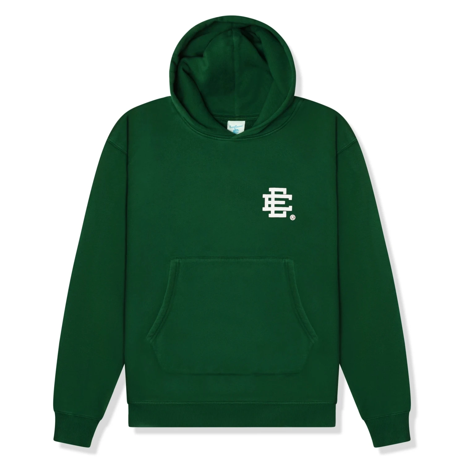 Eric Emanuel EE Basic Green White Hoodie 1 Eric Emanuel EE Basic Green White Hoodie