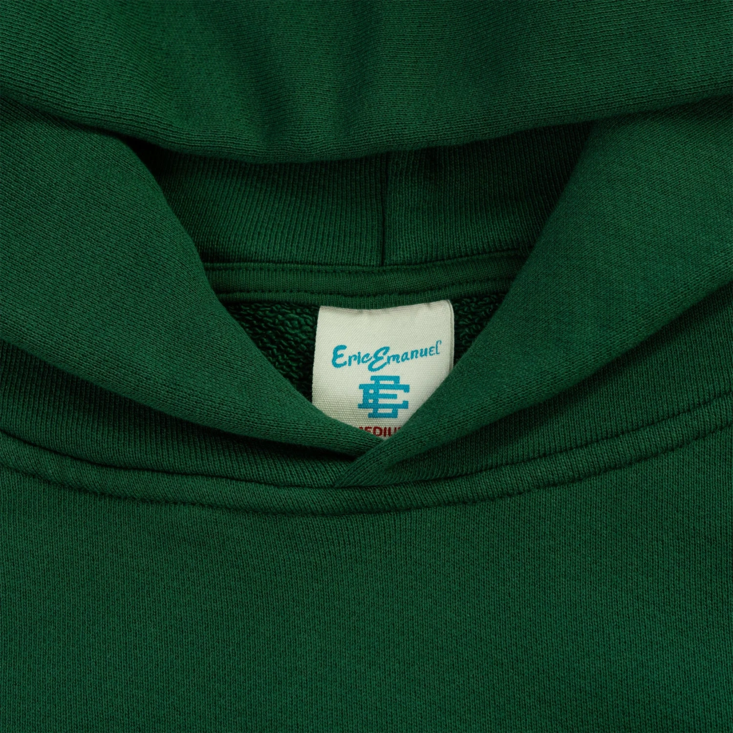 Eric Emanuel EE Basic Green White Hoodie 4 Eric Emanuel EE Basic Green White Hoodie - Image 4