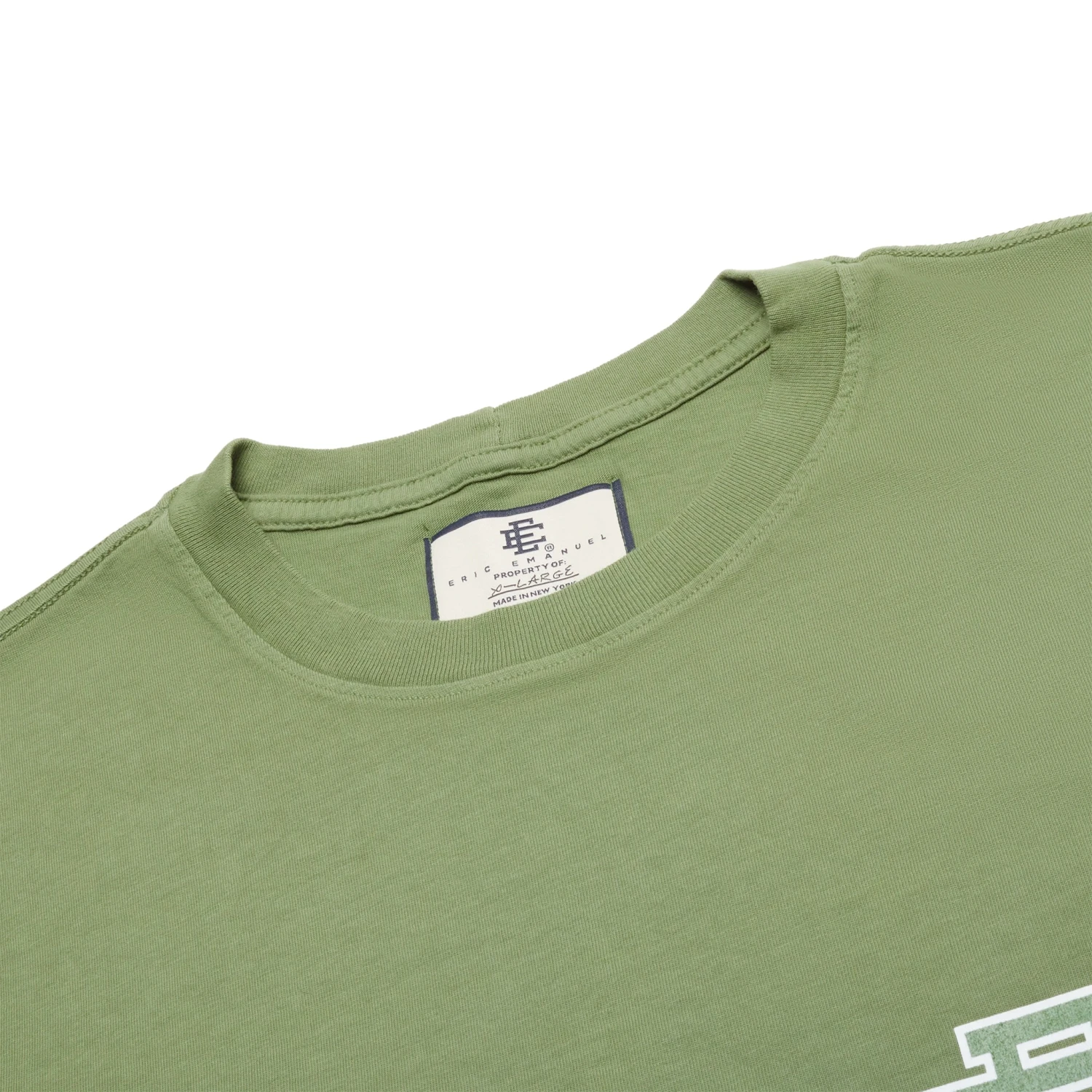 Eric Emanuel EE Basic Olive T Shirt 4 Eric Emanuel EE Basic Olive T Shirt - Image 4