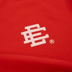 Eric Emanuel EE Basic Red Hoodie 8 Eric Emanuel EE Basic Red Hoodie -Creps Lockers eric emanuel ee basic red hoodie logo
