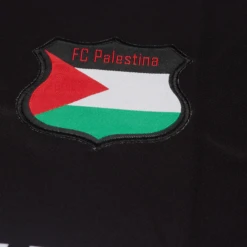 FC Palestina Palestine Red Green Stripe Arabic Black Football T Shirt -Creps Lockers fc palestina palestine red green stripe arabic black football t shirt flag logo