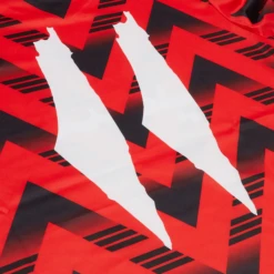 FC Palestina Palestine Retro Red Black Football T Shirt -Creps Lockers fc palestina palestine retro red black football t shirt back detail