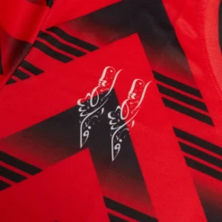 FC Palestina Palestine Retro Red Black Football T Shirt -Creps Lockers fc palestina palestine retro red black football t shirt front logo 11