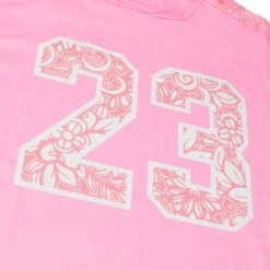 FC Palestina X Farrah Azam Pink T Shirt -Creps Lockers fc palestina x farrah azam pink t shirt back detail