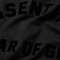 Fear Of God Essentials Arch Logo Jet Black T Shirt (SS23) -Creps Lockers fear of god essentials arch logo jet black t shirt ss23 125sp232000f logo