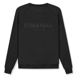Fear Of God Essentials Black Crewneck (SS21)