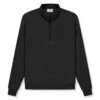 Fear Of God Essentials Black Half Zip Sweatshirt (SS21)