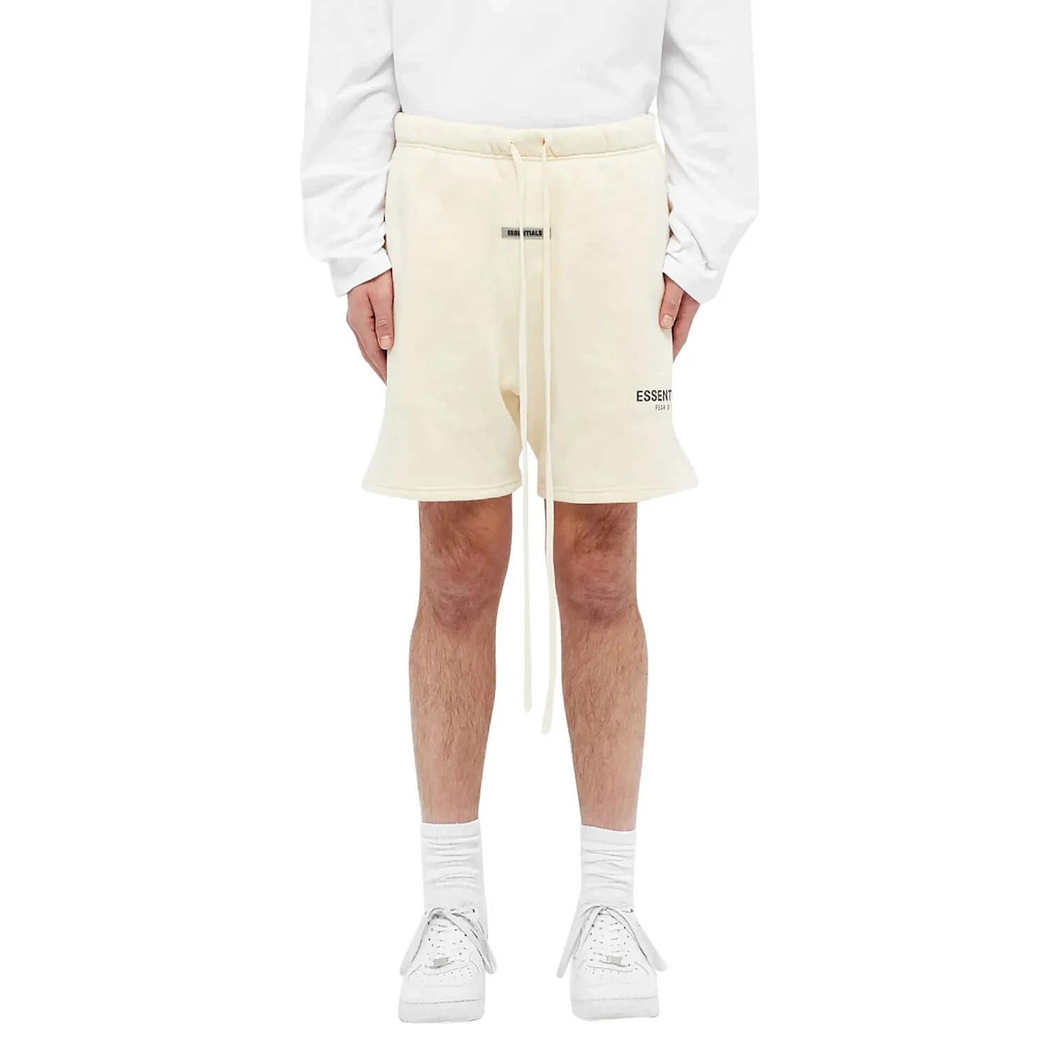 Fear Of God Essentials Buttercream Reflective Shorts 2 Fear Of God Essentials Buttercream Reflective Shorts - Image 2