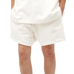 Fear Of God Essentials Cloud Dancer Shorts (FW23) -Creps Lockers fear of god essentials cloud dancer shorts fw23 model detail
