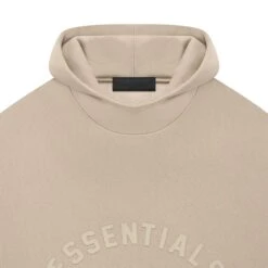 Fear Of God Essentials Dusty Beige Hoodie (FW23) 7 Fear Of God Essentials Dusty Beige Hoodie (FW23) -Creps Lockers fear of god essentials dusty beige hoodie fw23 192sp232055f neck