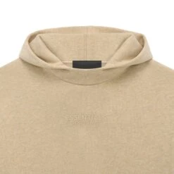 Fear Of God Essentials Gold Heather Hoodie (FW23) 7 Fear Of God Essentials Gold Heather Hoodie (FW23) -Creps Lockers fear of god essentials gold heather hoodie fw23 192bt232053f neck