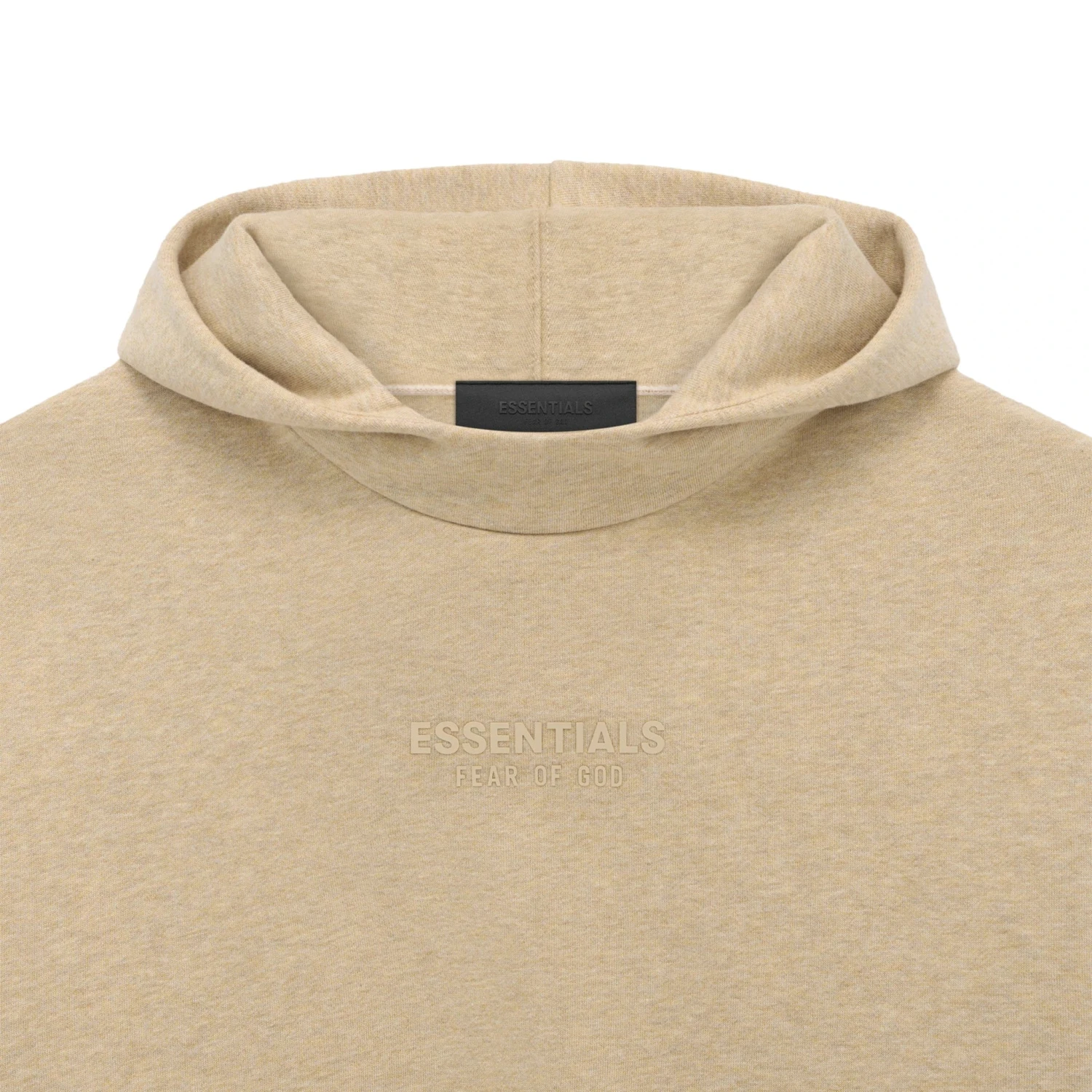 Fear Of God Essentials Gold Heather Hoodie (FW23) 4 Fear Of God Essentials Gold Heather Hoodie (FW23) - Image 4