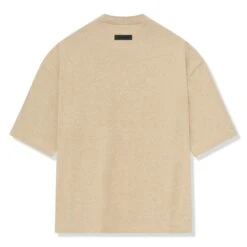 Fear Of God Essentials Gold Heather T Shirt (FW23) -Creps Lockers fear of god essentials gold heather t shirt fw23 125bt232003f back