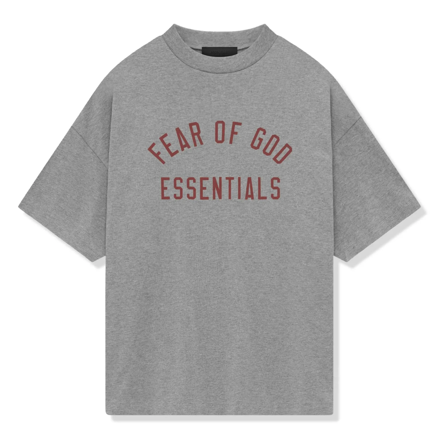 Fear Of God Essentials Jersey Crewneck Dark Heather T Shirt (FW24) 1 Fear Of God Essentials Jersey Crewneck Dark Heather T Shirt (FW24)