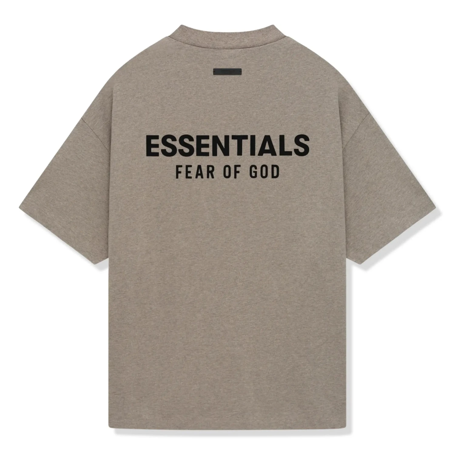 Fear Of God Essentials Jersey Crewneck Heather Grey T Shirt 2 Fear Of God Essentials Jersey Crewneck Heather Grey T Shirt - Image 2