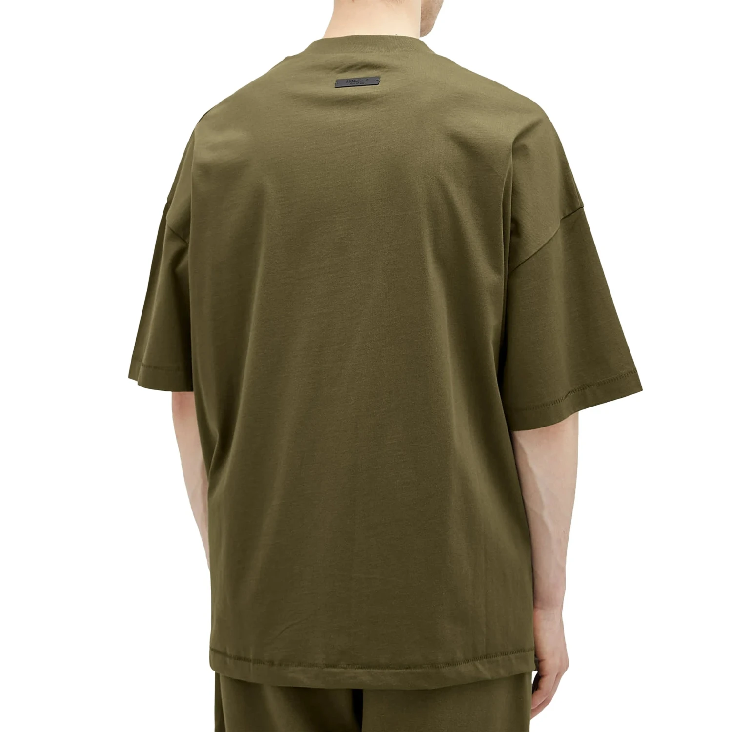 Fear Of God Essentials Jersey Crewneck Military T Shirt (FW24) 2 Fear Of God Essentials Jersey Crewneck Military T Shirt (FW24) - Image 2