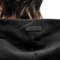 Fear Of God Essentials Jet Black Hoodie (FW23) 9 Fear Of God Essentials Jet Black Hoodie (FW23) -Creps Lockers fear of god essentials jet black hoodie fw23 hood