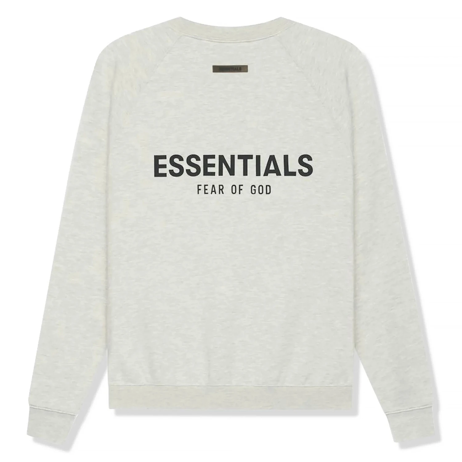 Fear Of God Essentials Light Heather Oatmeal Crewneck (SS21) 1 Fear Of God Essentials Light Heather Oatmeal Crewneck (SS21)