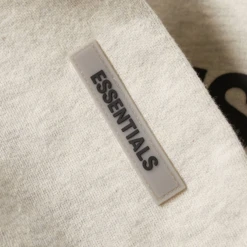 Fear Of God Essentials Oatmeal Hoodie 9 Fear Of God Essentials Oatmeal Hoodie -Creps Lockers fear of god essentials oatmeal hoodie detail