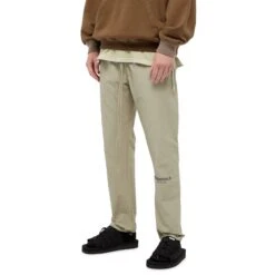 Fear Of God Essentials Pistachio Track Pants -Creps Lockers fear of god essentials pistachio track pants 130su212010f front