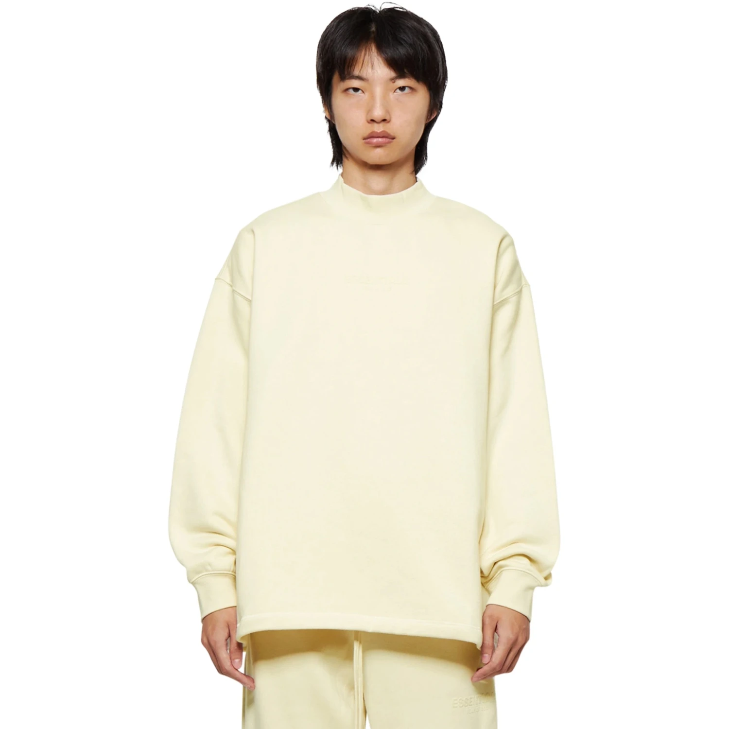 Fear Of God Essentials Relaxed Egg Shell Crewneck (FW22) 3 Fear Of God Essentials Relaxed Egg Shell Crewneck (FW22) - Image 3