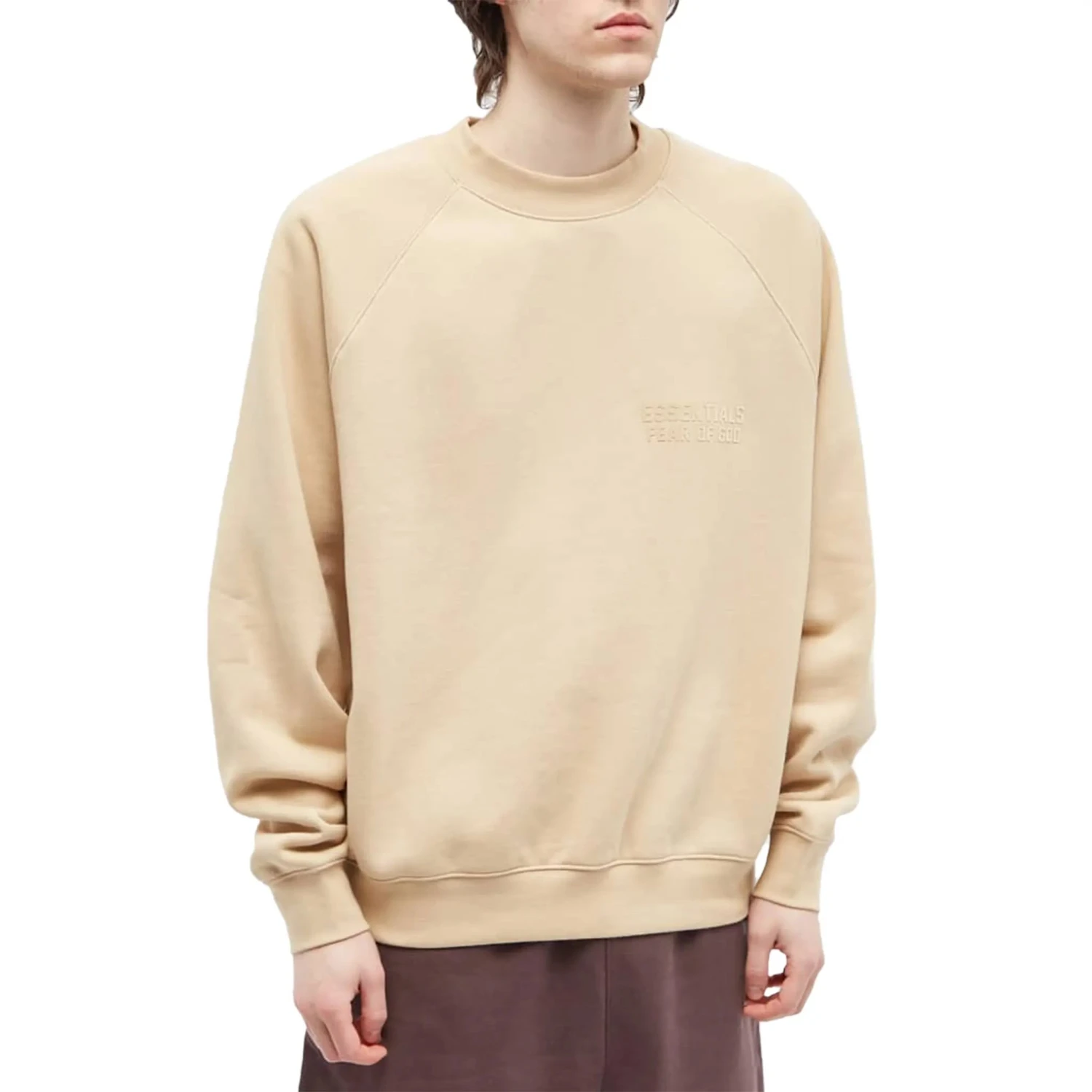 Fear Of God Essentials Sand Sweatshirt (SS23) 3 Fear Of God Essentials Sand Sweatshirt (SS23) - Image 3