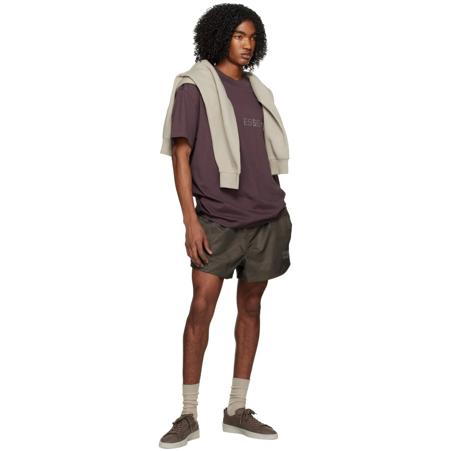 Fear Of God Essentials SS Plum T Shirt (SS23) 5 Fear Of God Essentials SS Plum T Shirt (SS23) - Image 5