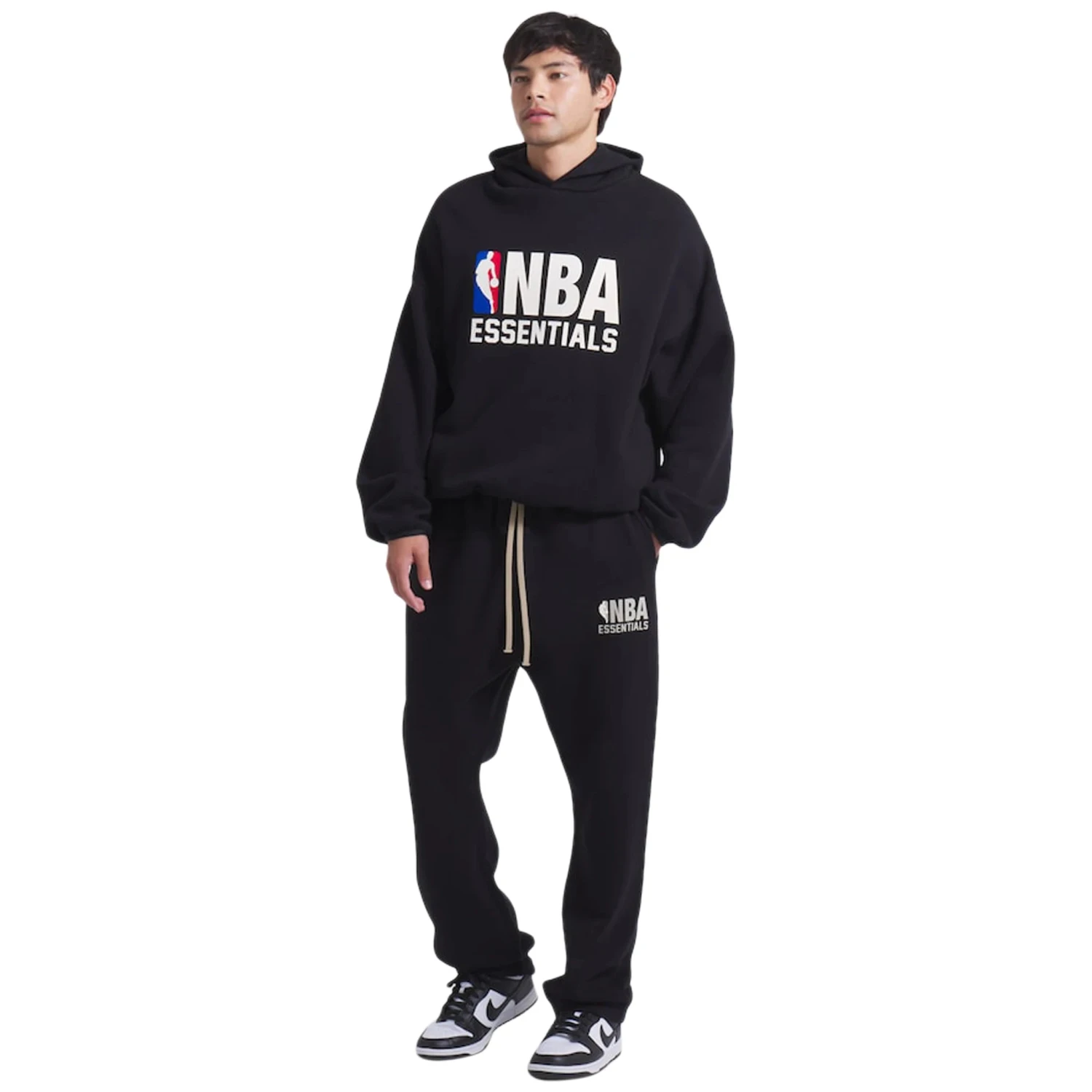Fear Of God Essentials X NBA Black Hoodie 4 Fear Of God Essentials X NBA Black Hoodie - Image 4